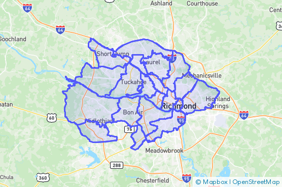 Service Area Map