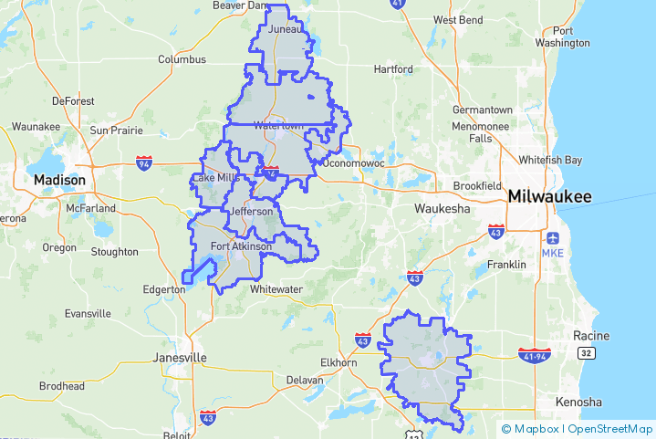 Service Area Map
