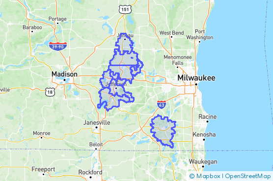 Service Area Map