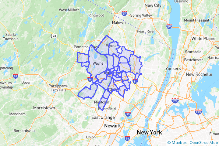 Service Area Map