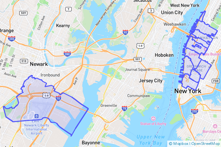 Service Area Map