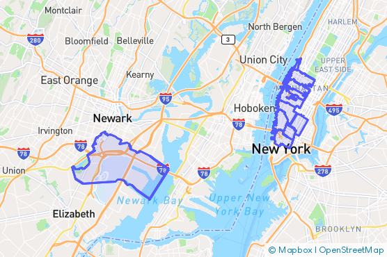 Service Area Map