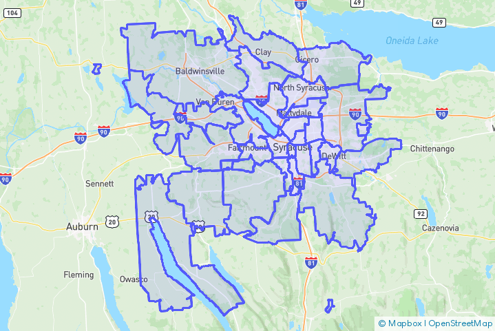 Service Area Map