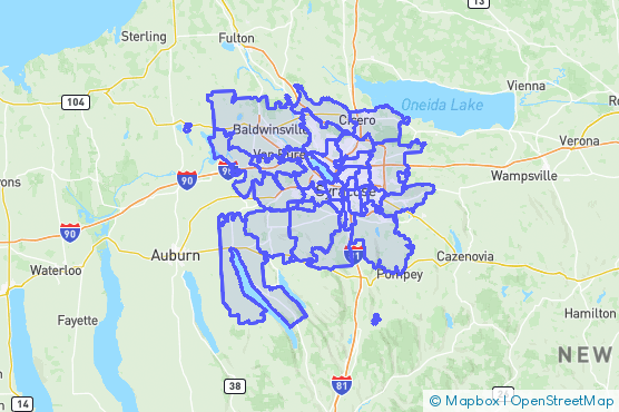 Service Area Map