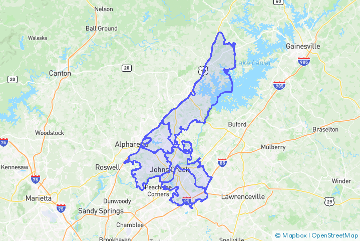 Service Area Map