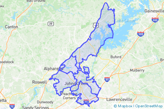 Service Area Map