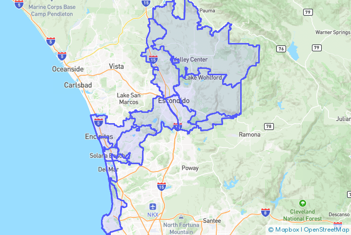 Service Area Map