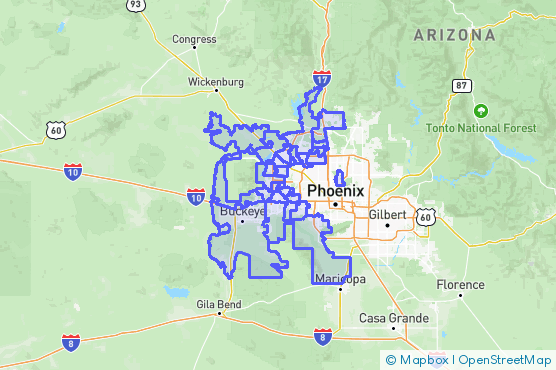 Service Area Map