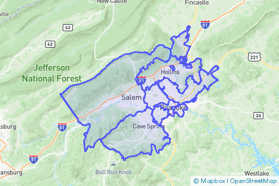 Service Area Map