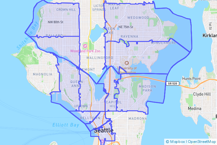 Service Area Map