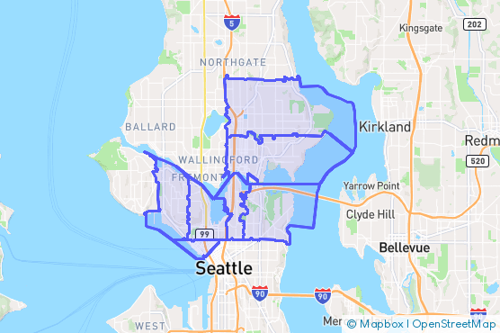 Service Area Map