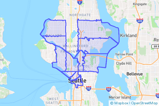 Service Area Map