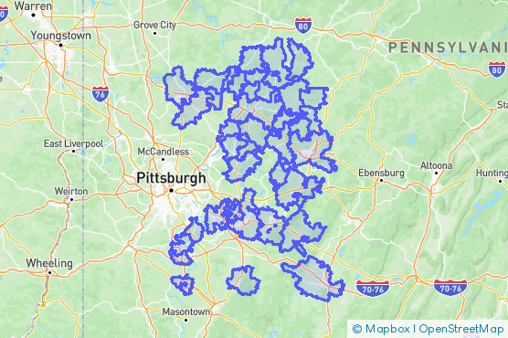 Service Area Map