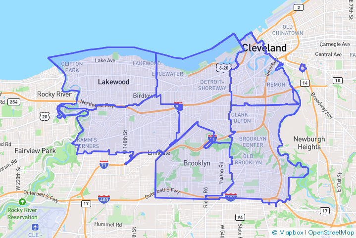 Service Area Map