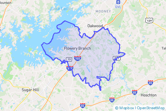 Service Area Map