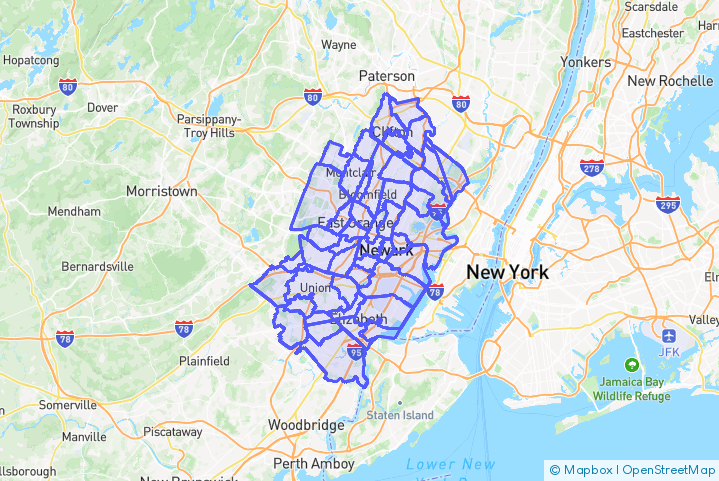 Service Area Map