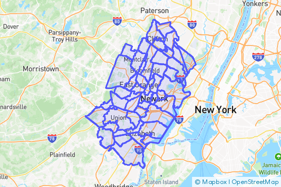Service Area Map