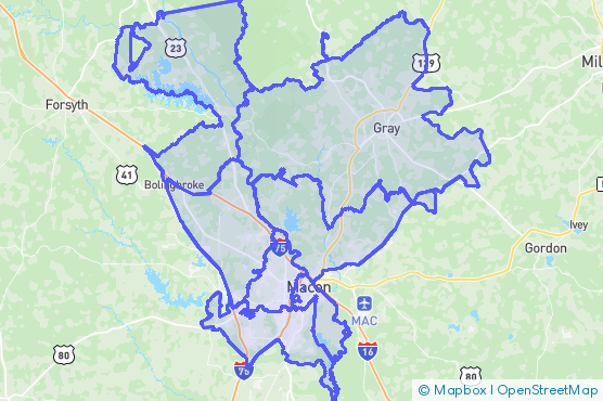 Service Area Map
