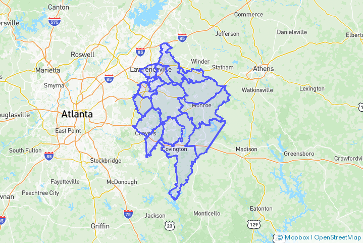 Service Area Map