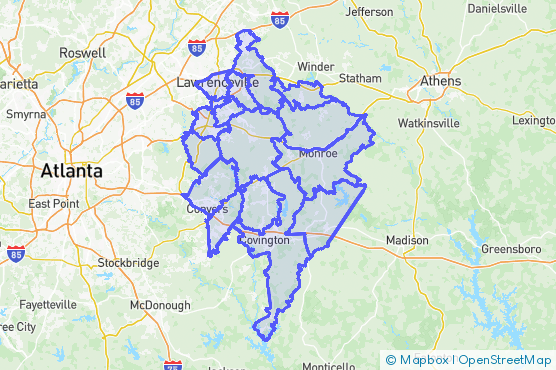 Service Area Map