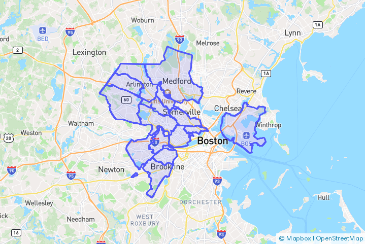 Service Area Map