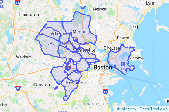 Service Area Map