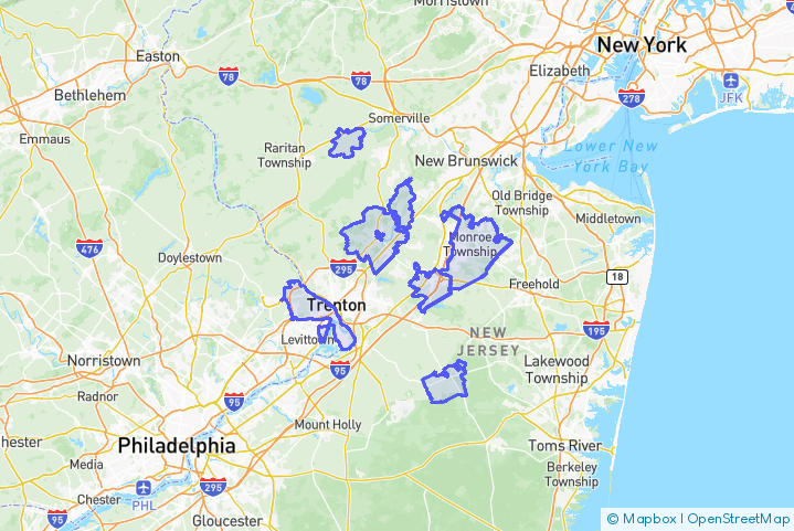 Service Area Map