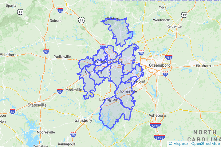 Service Area Map