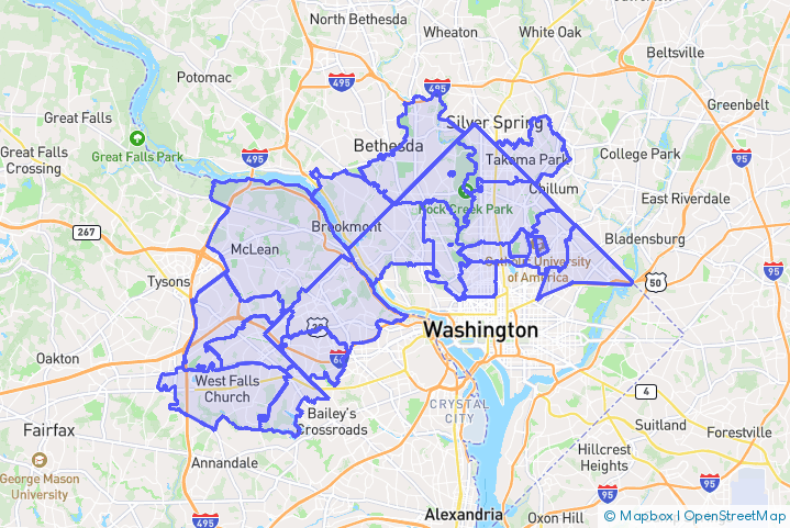 Service Area Map