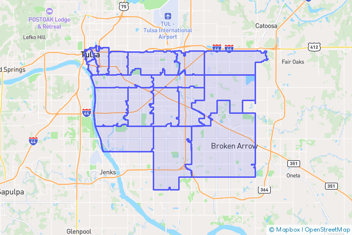 Service Area Map