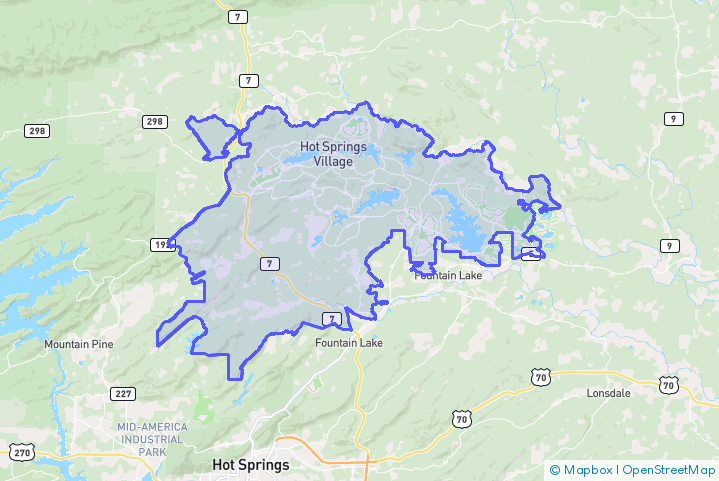 Service Area Map