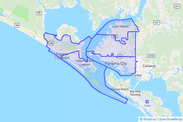 Service Area Map