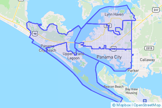 Service Area Map