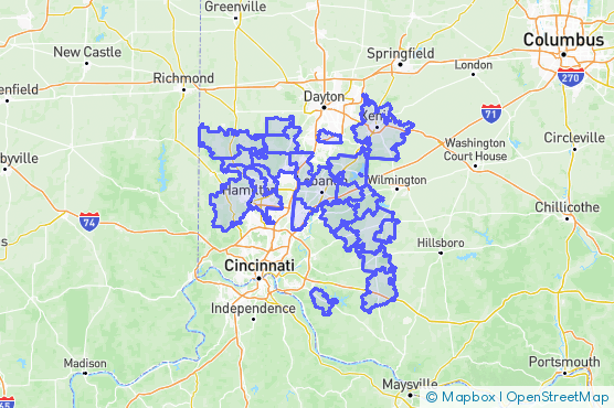 Service Area Map