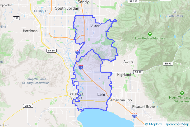 Service Area Map
