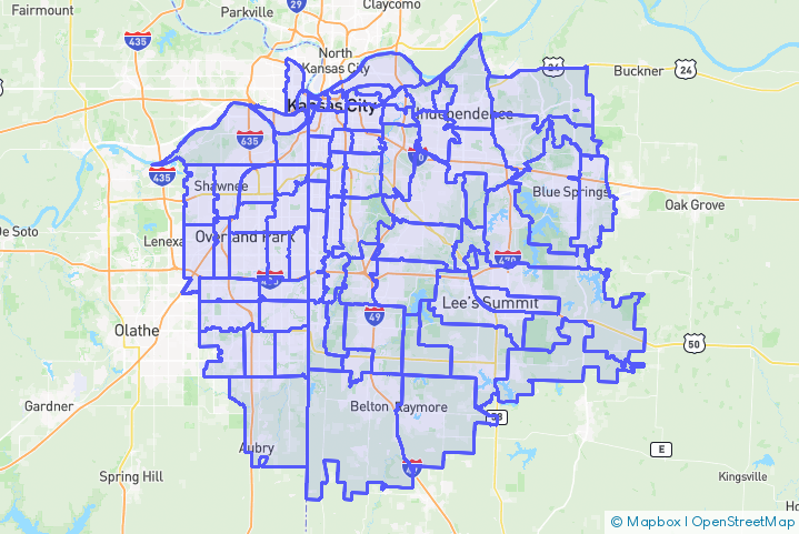 Service Area Map