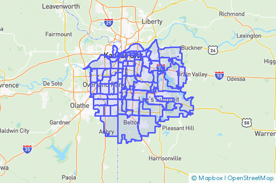 Service Area Map