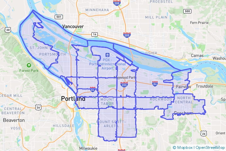 Service Area Map
