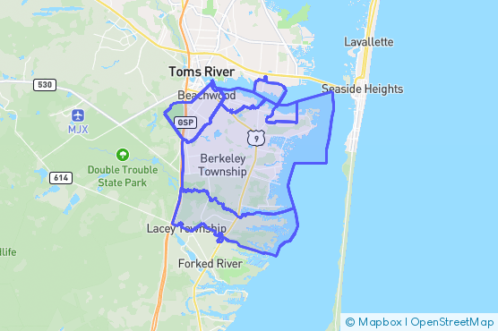 Service Area Map