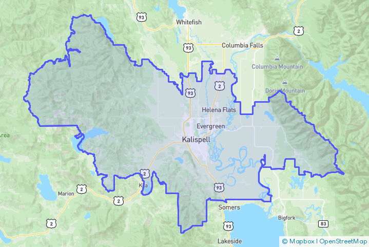 Service Area Map