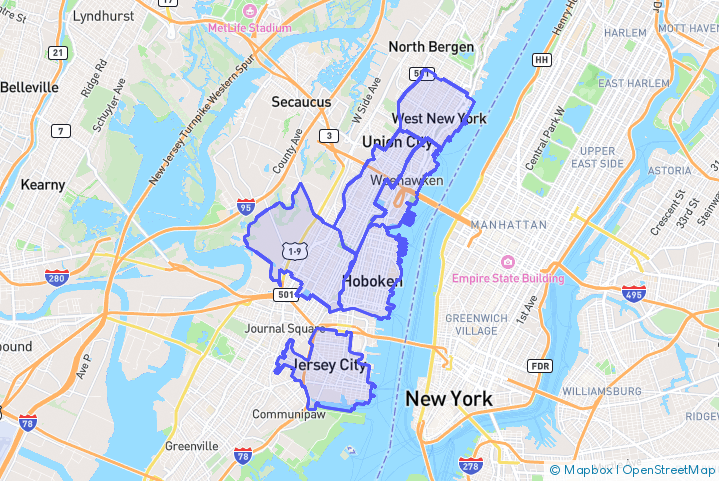 Service Area Map