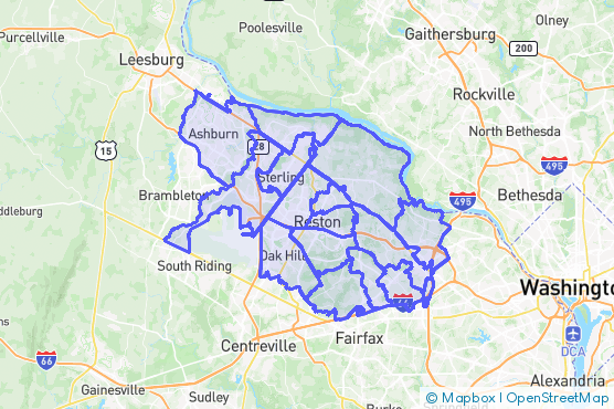 Service Area Map