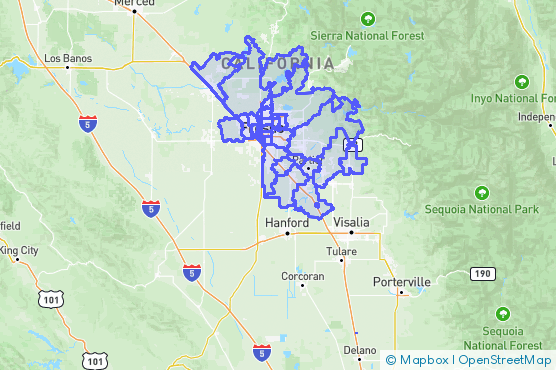 Service Area Map