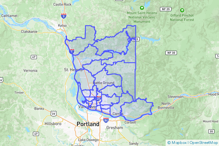 Service Area Map
