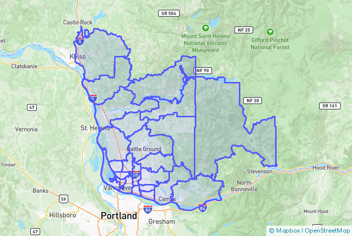 Service Area Map