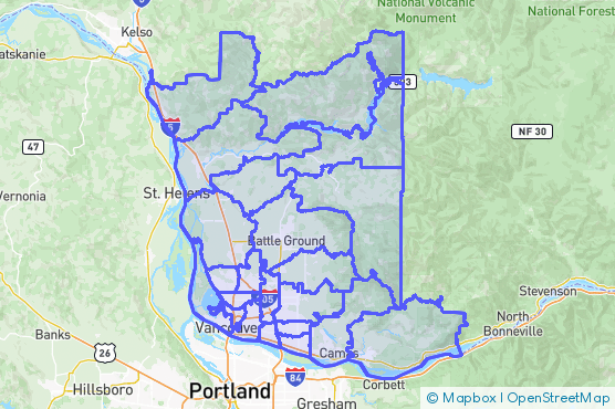 Service Area Map