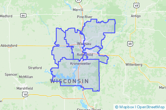 Service Area Map