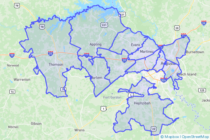 Service Area Map