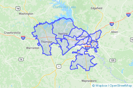 Service Area Map