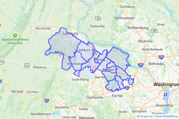 Service Area Map